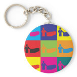 Funerals Pop Art Key Chains