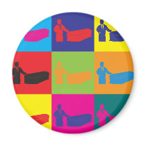 Funerals Pop Art Refrigerator Magnet