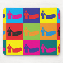 Funerals Pop Art Mouse Mats