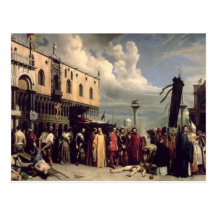 Funerary honours given to Titian who died in Venic Post Cards