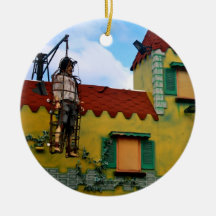 Funfair Ride Haunted House Ornament