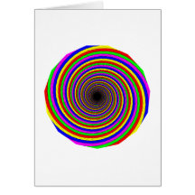 Fünfzehneck Spiralen fifteen-sided figure spirals Karte