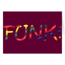 Funk Greeting Card
