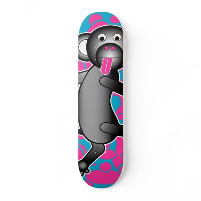 Funkey Monkey Skateboard by hairlessape