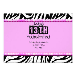 13th Birthday Invites, 3,000 13th Birthday Invitation Templates
