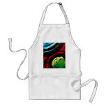 Funky Abstract Dots Art Apron