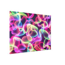 Funky Abstract modern Stretched Canvas Prints