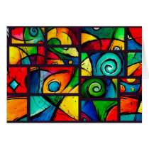 Funky Abstract Swirly Art