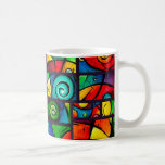 Funky Abstract Swirly Art Coffee Mug