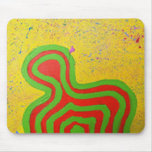 Funky Art Einstein gamer mousepad