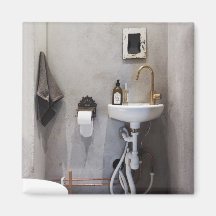 Funky Bathroom Magnets