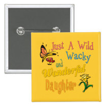 Funky Best Daughter Ever Gifts buttons