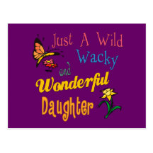 Funky Best Daughter Ever Gifts Post Card