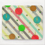 Funky Birds Striped Mousepad