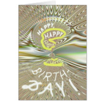 Funky-birthday card