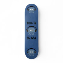 Funky Blue DJ Jellyfish Born To Be Wild Deck Skateboard Decks