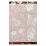 funky bold fifties stationery paper