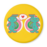 Funky Boy Loves Girl Magnet
