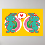 Funky Boy Loves Girl Poster posters