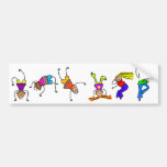 Funky Boys, Funky Girls Bumper Stickers