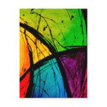 Funky Bright Abstract Art Painting