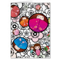 Funky Cards with Japanese Kokeshi Dolls