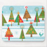 Funky Christmas Tree Mouse Pad