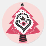 Funky Christmas Tree Stickers