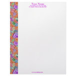 Funky Circles Letterhead