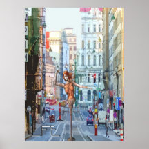 Funky City Life Posters