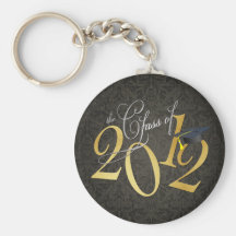 Funky Class of 2012 Silver & Gold Key-chains Keychain