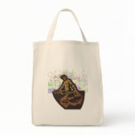 funky deejay vector design tote bags