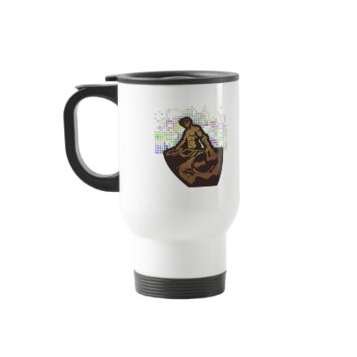 funky deejay vector design mug by doonidesigns