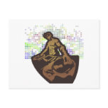 funky deejay vector design post card