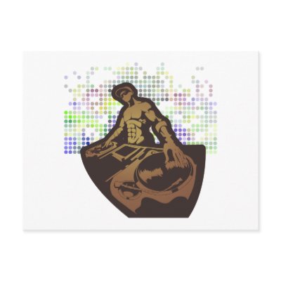 funky deejay vector design post card by doonidesigns
