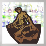 funky deejay vector design print
