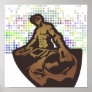 funky deejay vector design print