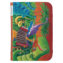 Funky Dinosaur Band Kindle Covers