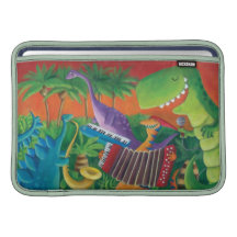Funky Dinosaur Band Sleeves For MacBook Air