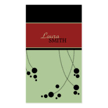 Funky Dots Business Cards