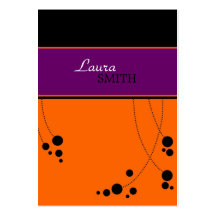 Funky Dots Business Cards
