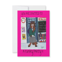 Funky Equestrian Birthday Invites !!