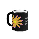 funky flower mug