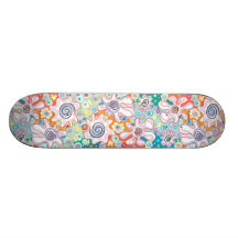 Funky Flowers Skateboard