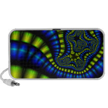funky fractal art iPhone speaker