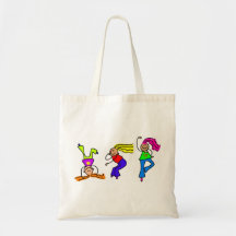 Funky Girls Canvas Bags