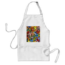 funky graffitis apron