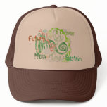Funky Green Cap Mesh Hats