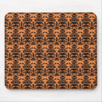 Funky Halloween Damask 2 mousepads