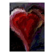 Funky Heart - Valentines Day card